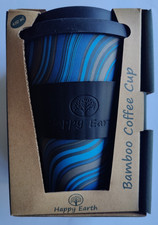 Happy earth bamboo coffee cup - bamboo,