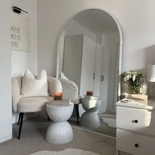 Wide Metal Arch Mirror 