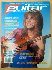 Guitar for the Practicing Musician Randy Rhoads August 1990