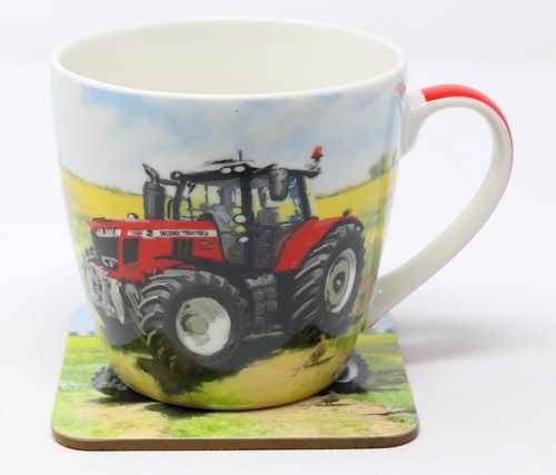 Red tractor massey ferguson - red,