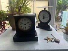 Small Antique Wooden Timepiece