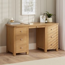 Twin Pedestal Desk Dressing