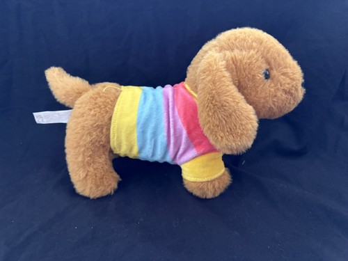 Sausage dog wearing striped - sausage,