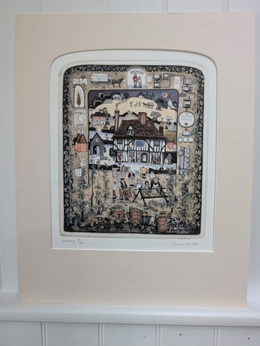 Original handmade etching