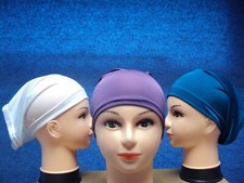 SILKY FEEL UNDERSCARF TUBE BONNET PULLOVER UNDERSCARF HIJAB