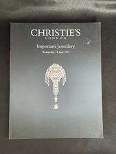 Christie's London Important Jewellery 1997 Catalogue Scrapbooking Beautiful Pics