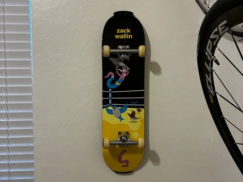 Printed skateboard angled - 3d,