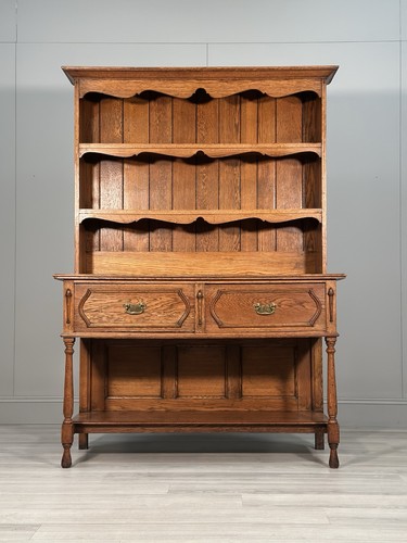 Antique oak welsh dresser - antique,