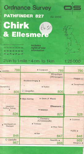 Pathfinder map 827 chirk - 827:, and