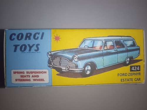 Corgi 424 ford zephyr - corgi,
