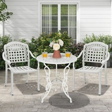 2Pcs Outdoor Stackable Dining