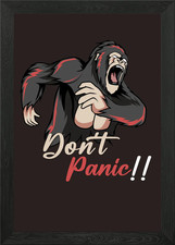 Dont Panic Framed Wall Art