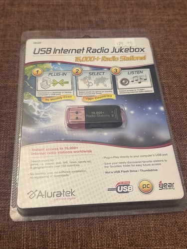 Aluratek usb internet radio - aluratek,
