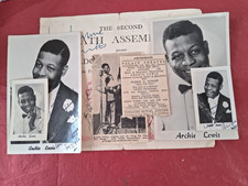 ARCHIE LEWIS memorabilia early