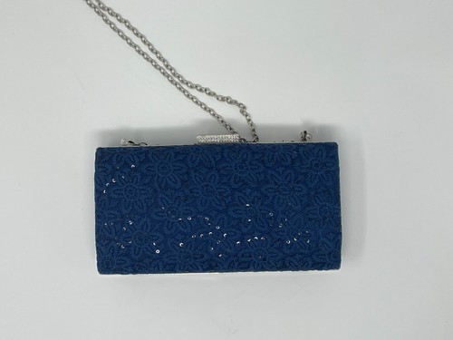 Quiz clutch bag - , blue