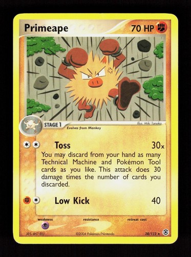 Pokemon primeape 112 - primeape, 28/112
