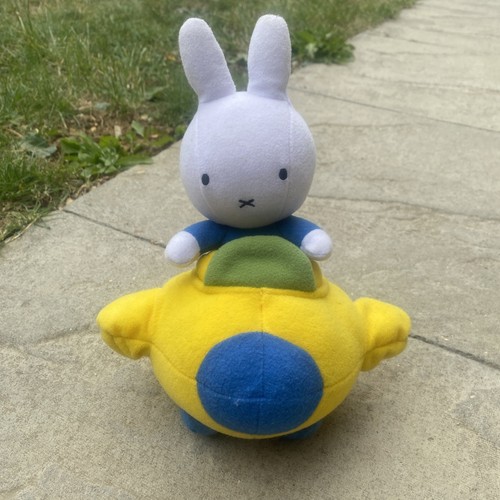 Miffy plane plush - plush, toy