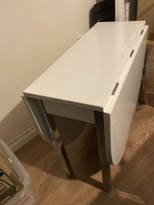 White gloss Dwell dining room