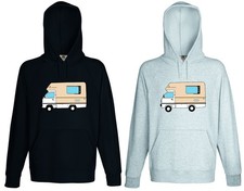 Autohomes Bambi Bedford Rascal Campervan Motorhome Hoodie