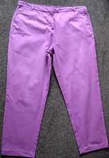 M & S, ladies mauve Chino