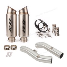 For Yamaha FJR1300 2001-2023 Middle Link Pipe Exhaust Muffler Tips Connect Tube