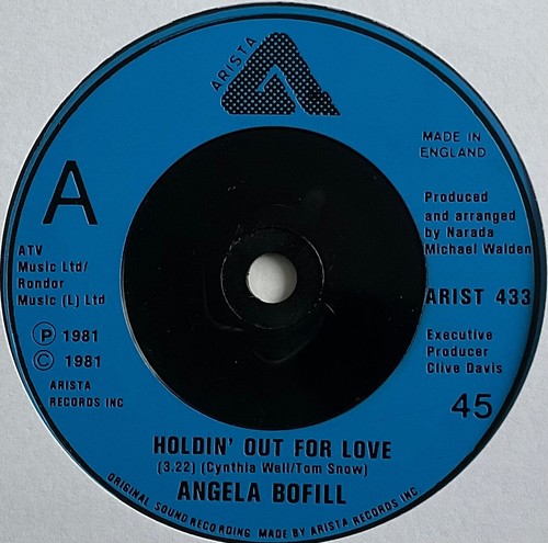 Angela bofill holdin - bofill, for