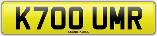 Kumar number plate k700 umr - kumar,
