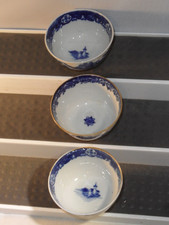 3 Antique Blue White