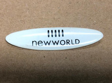 1X LOGO NEW WORLD  Name Plate Plastic - COOKER HOOD ONLY Genuine