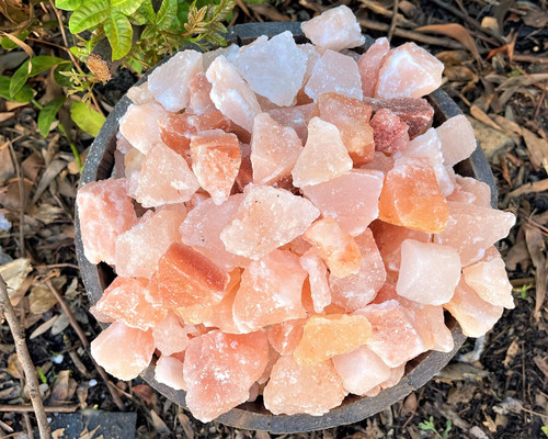 Premium natural pink himalayan - natural,