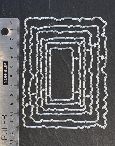 Metal die set window - set, x6