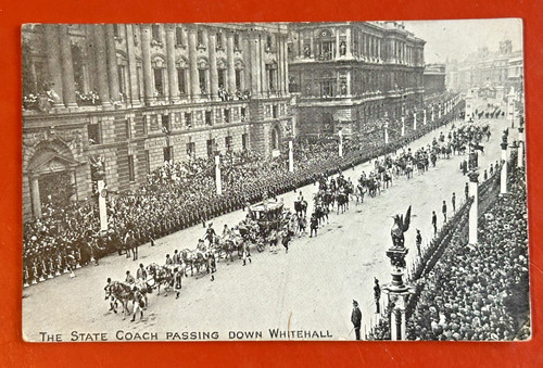 1911 postcard king - george, v