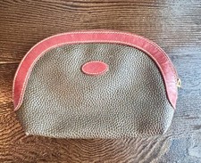 1 Vintage *Genuine* Mulberry Scotchgrain Makeup Bag *Very Good Condition* 