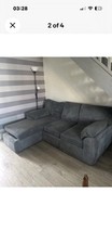 Grey sofa,  ,with corner