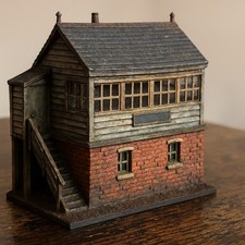 Signal box model - signal, railway