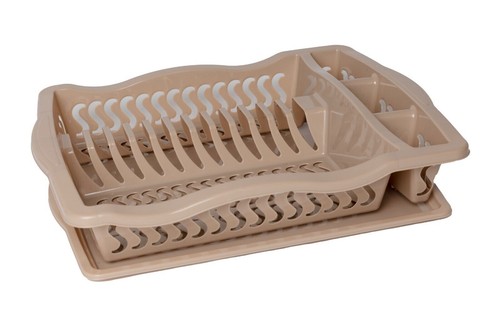 Single tier dish drainer - dish,