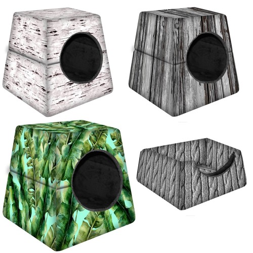 2in1 pet bed cave decorative - 2in1,