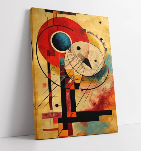 Abstract red beige pattern - red,