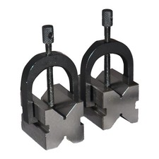 Precision Engineers Vee Blocks Clamp Set - V Block Matched Pair - 40x32x32mm