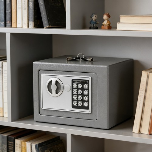 Digital metal safe box large - metal,