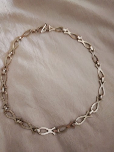 Silver articulated statement - silver,