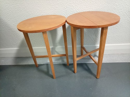 Pair teak folding vintage - pair,