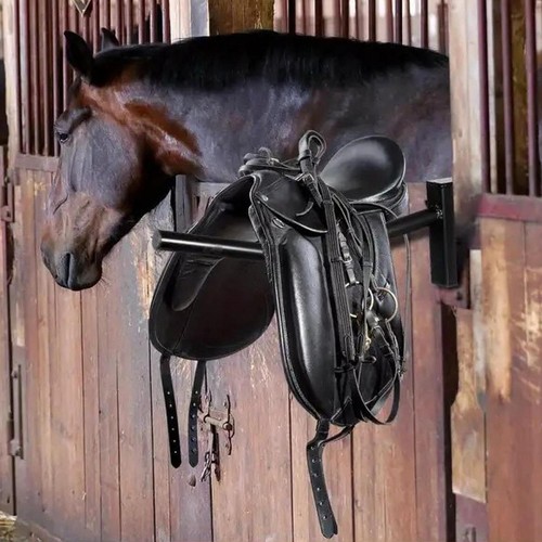 Horse saddle rack - saddle,