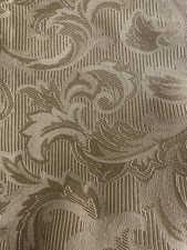 Cream Beige Damask Upholstery