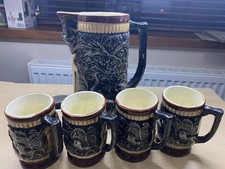 Vintage Set of Pitcher Jug &