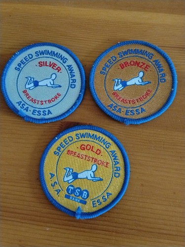 Vintage asa swimming badges - vintage,