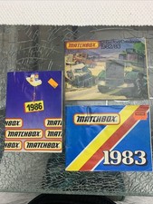 Job Lot Of Matchbox Cars Catalogues 1982/83, 1983 and 1986
