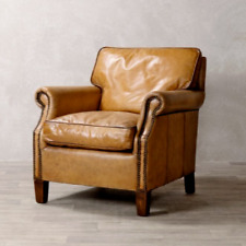 TAN LEATHER ARMCHAIR CLASSIC
