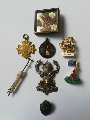 Various old badges medals - various, medals.
