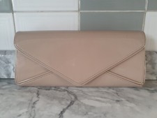 Womens Dorothy Perkins Brown Glossy Clutch Bag